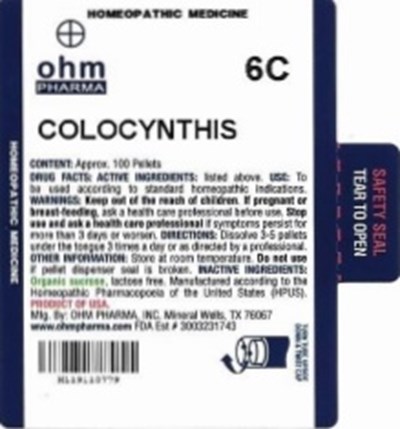 Md Label (Colocynthis   Md Tube Label)